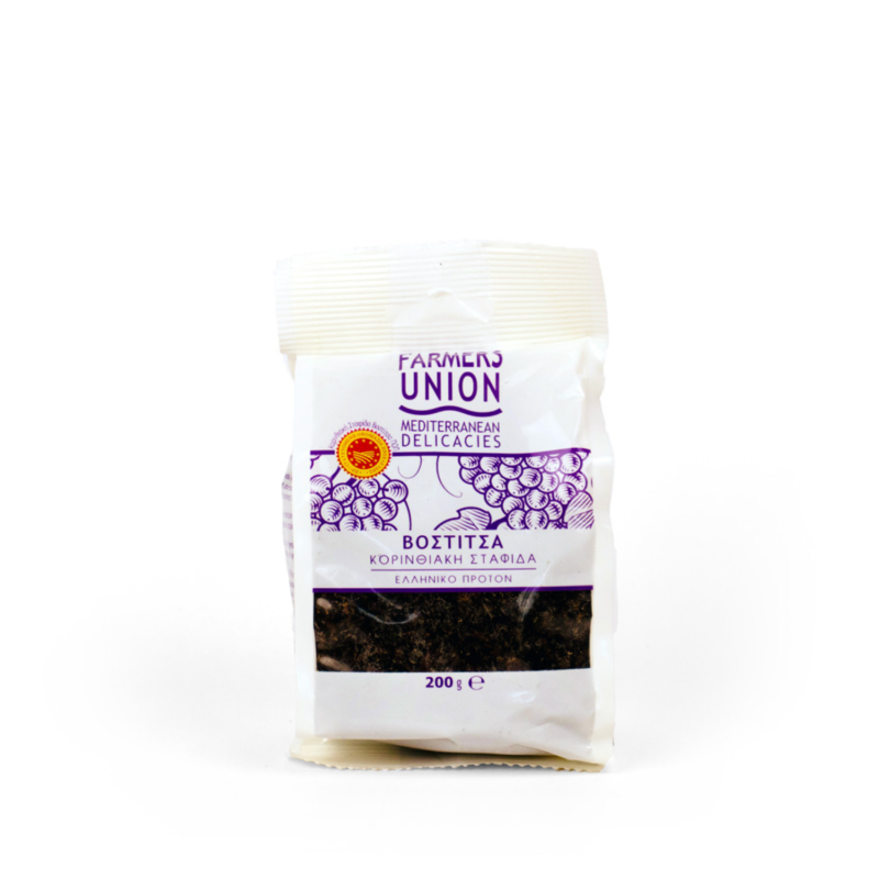 CORINTHIAN CURRANTS/BLACK RAISINS «FARMERS UNION» 200 GR