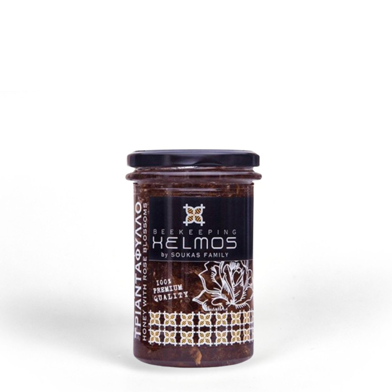 HELMOS HONEY WITH ROSE PETALS 480GR