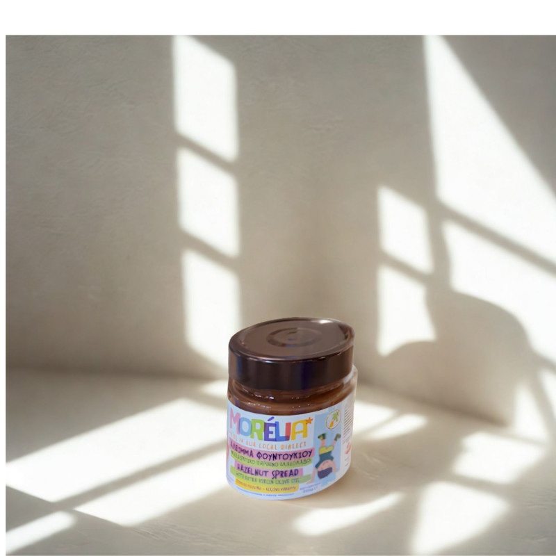 MORELIA HAZELNUT SPREAD WITH OLIVE OIL 250GR